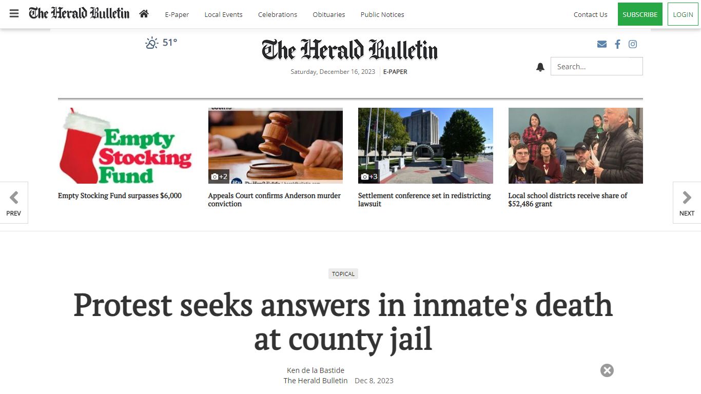 Protest seeks answers in inmate's death at county jail | Local News ...